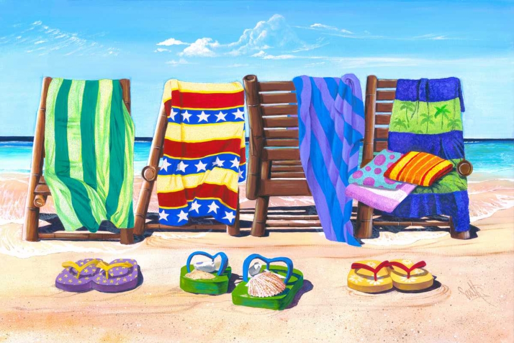 Sandals and Seats art print by Scott Westmoreland for $57.95 CAD