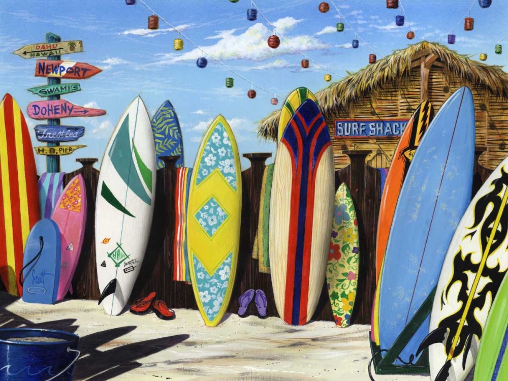Surf Shack art print by Scott Westmoreland for $57.95 CAD