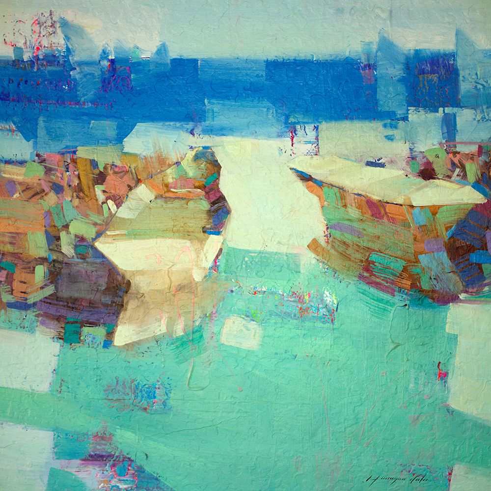 Boats art print by Vahe Yeremyan for $57.95 CAD