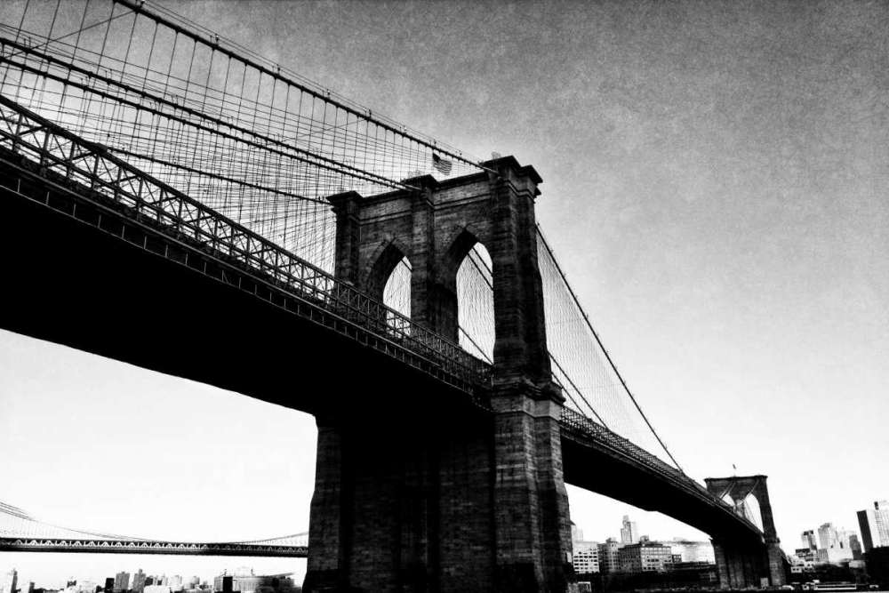 Bridge of Brooklyn BW I art print by Acosta for $57.95 CAD