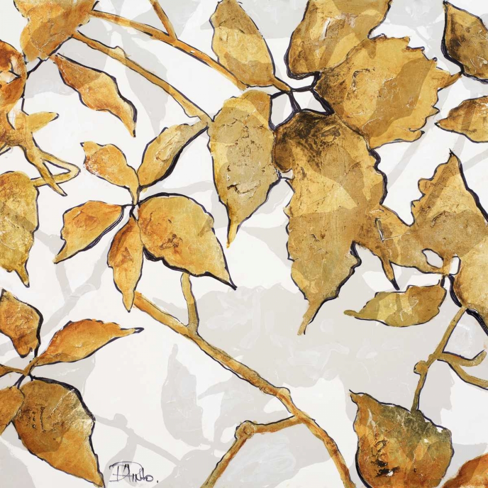 Gold Shadows I art print by Patricia Pinto for $63.95 CAD