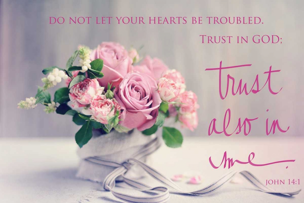 Do Not Let Your Hearts Be Troubled art print by Sarah Gardner for $57.95 CAD