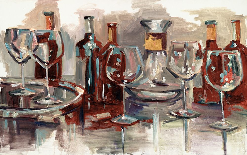 Evening Wine art print by Heather A. French-Roussia for $57.95 CAD