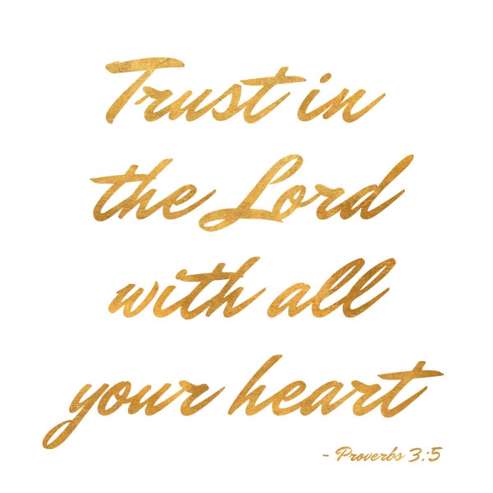 Trust in the Lord art print by SD Graphics Studio for $57.95 CAD
