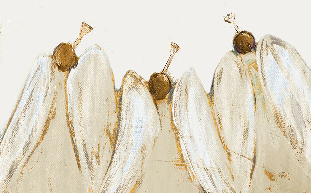 Golden Trumpeting Angels art print by Robin Maria for $57.95 CAD