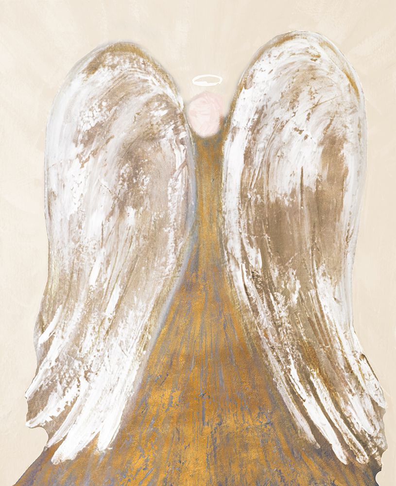 Golden Angel Wings art print by Robin Maria for $57.95 CAD