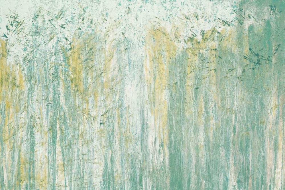 Teal Ambient Surround art print by M. Mercado for $57.95 CAD