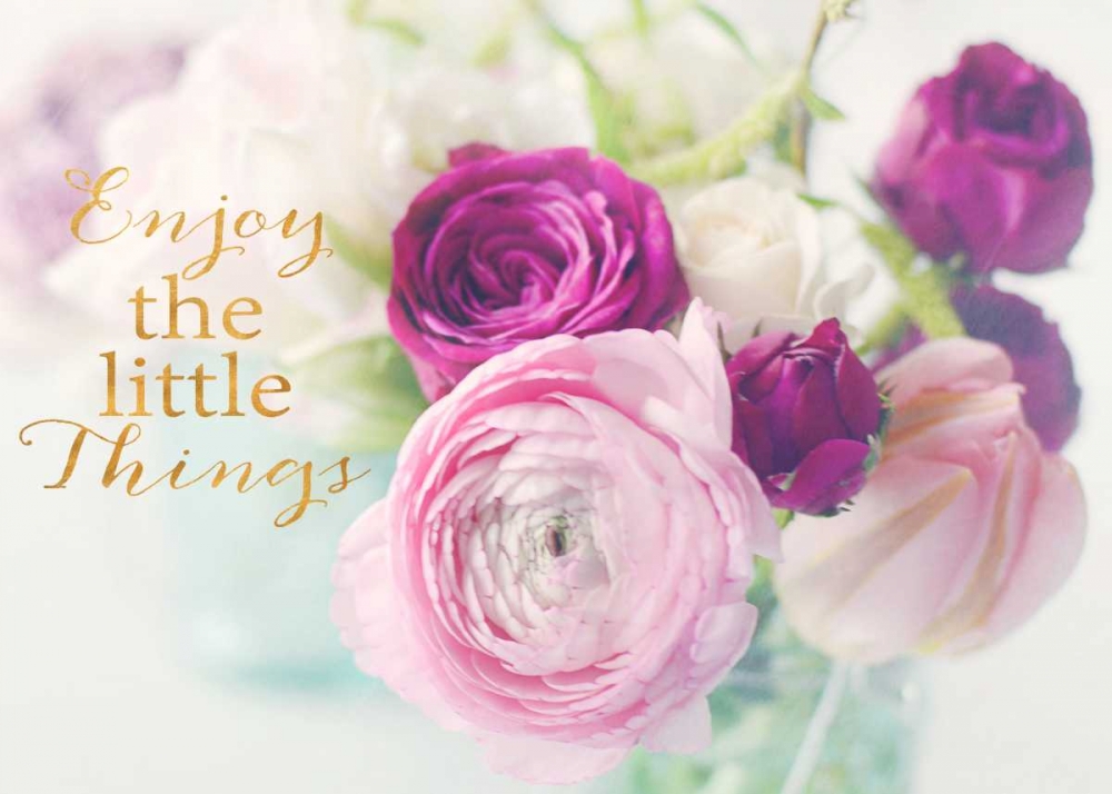 Enjoy the little things art print by Sarah Gardner for $57.95 CAD