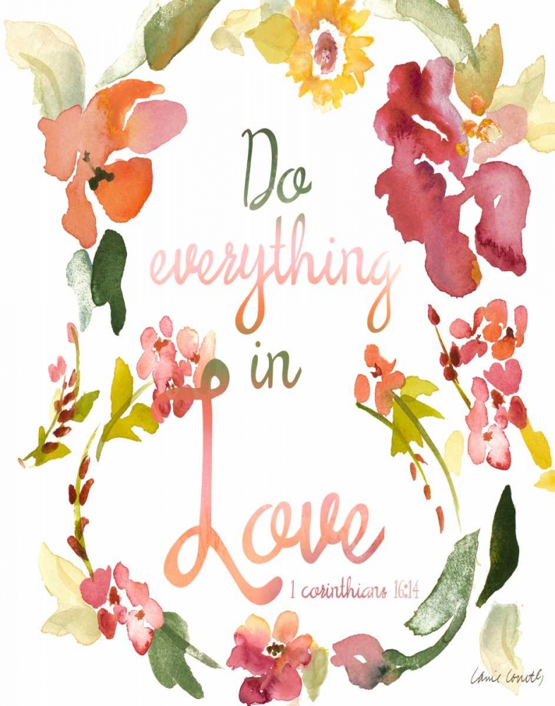 Do Everything In Love art print by Lanie Loreth for $57.95 CAD