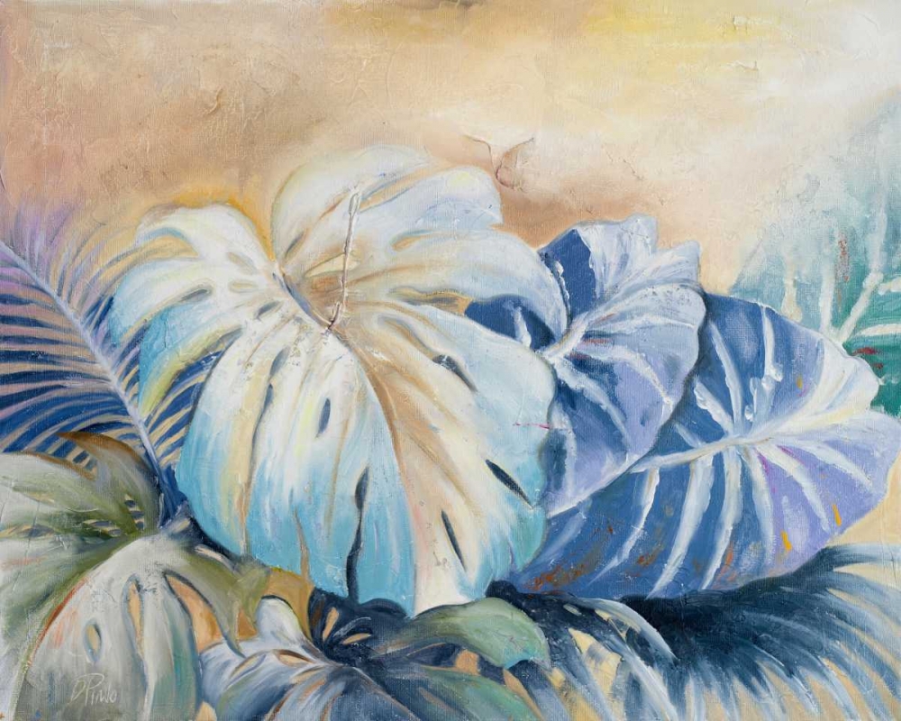 Blue Plants II art print by Patricia Pinto for $57.95 CAD
