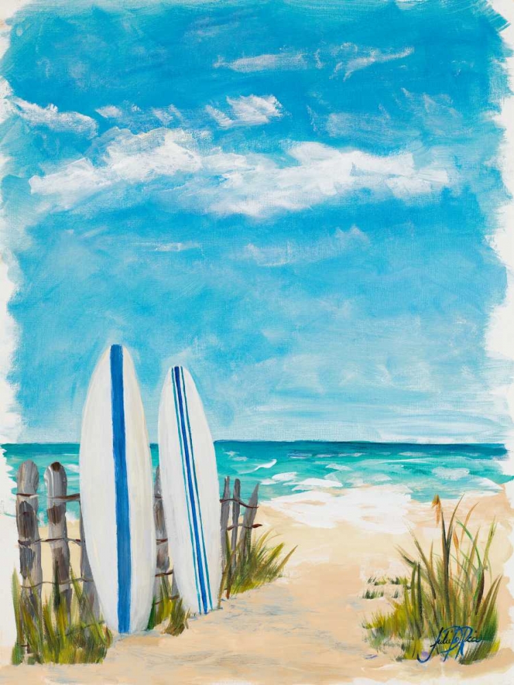 Tropical Surf II art print by Julie DeRice for $57.95 CAD