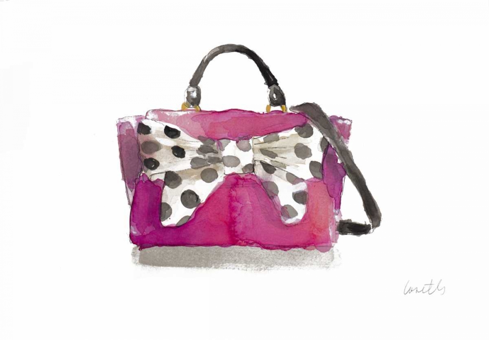 Watercolor Bow Satchel II art print by Lanie Loreth for $57.95 CAD