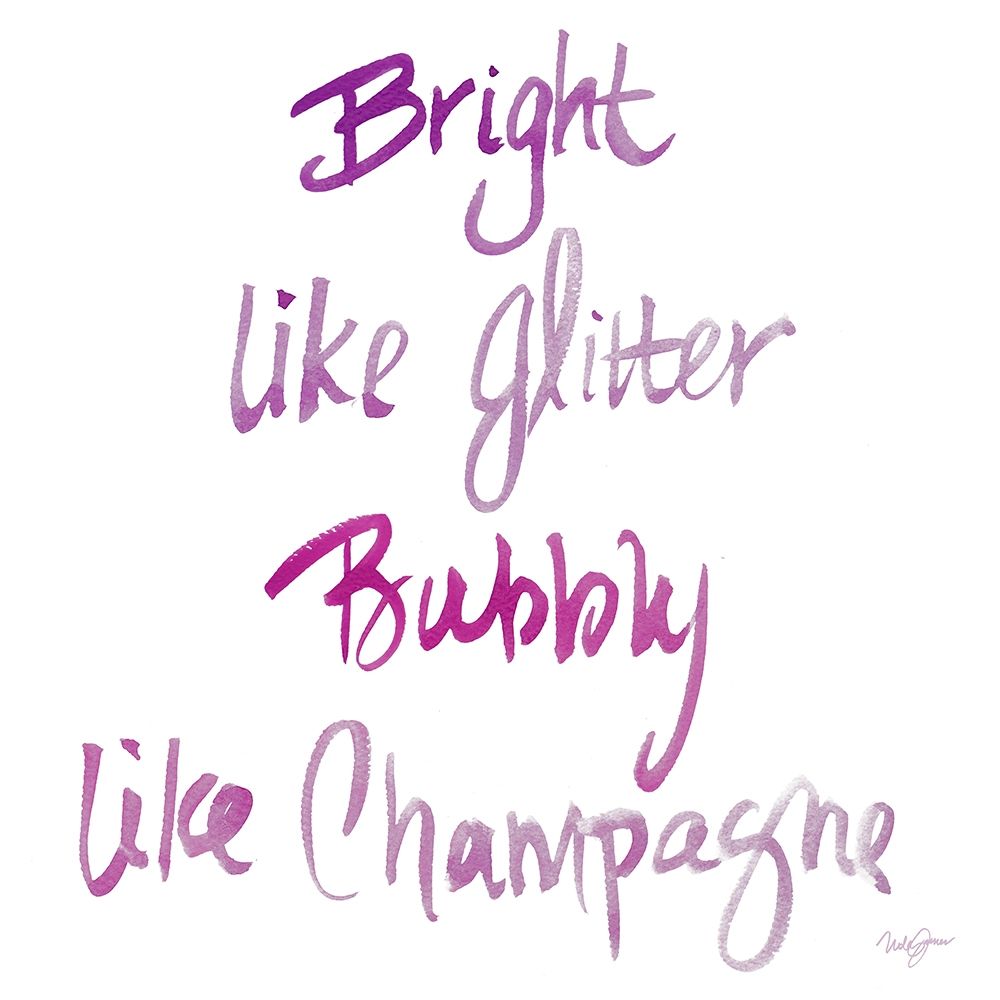 Bright and Bubbly art print by Nola James for $57.95 CAD