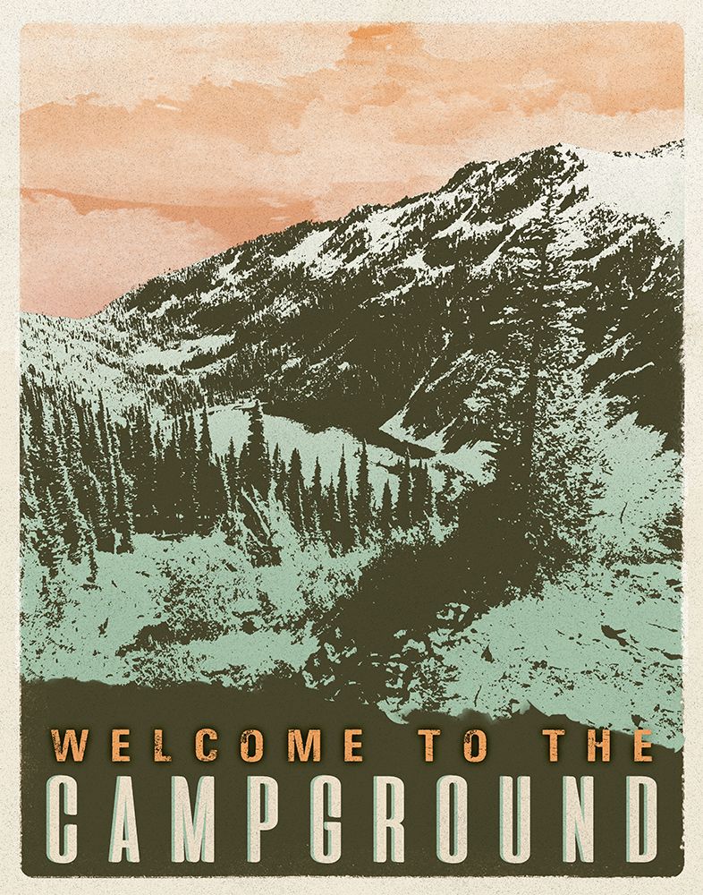 Campground art print by Kali Wilson for $57.95 CAD