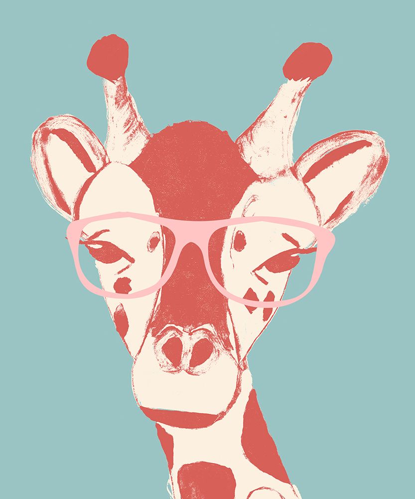 Wise Giraffe art print by Kali Wilson for $57.95 CAD