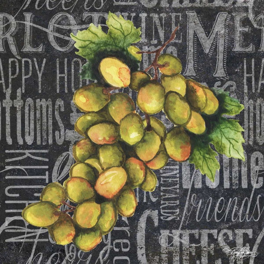 Wine Grapes I art print by Mary Beth Baker for $57.95 CAD