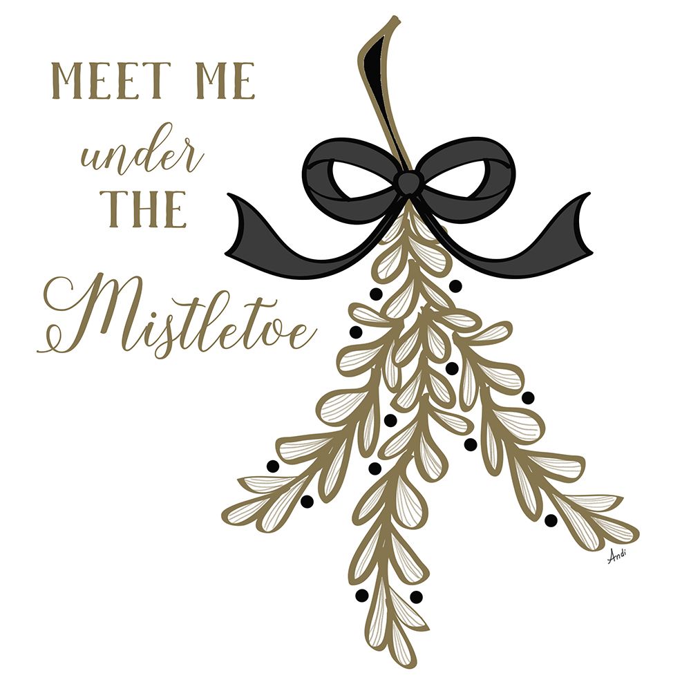 Under the Mistletoe art print by Andi Metz for $57.95 CAD