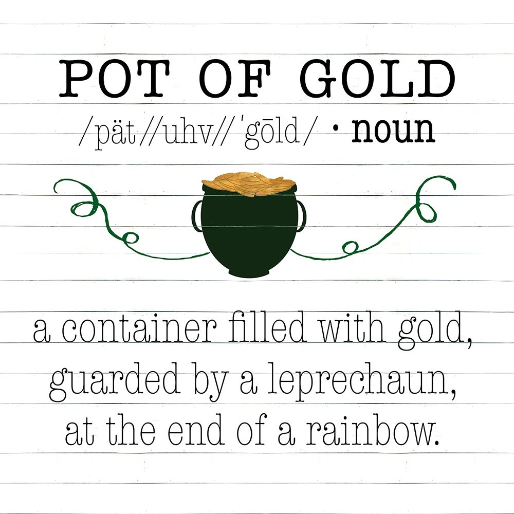 Pot Of Gold art print by SD Graphics Studio for $57.95 CAD