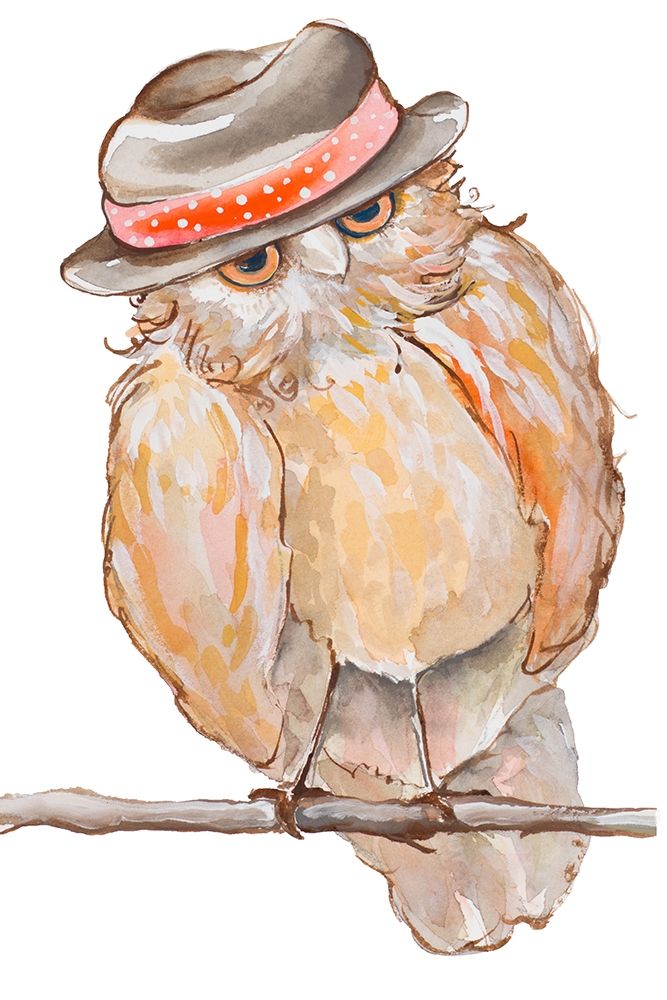 Jazzy Owl art print by Diannart for $57.95 CAD