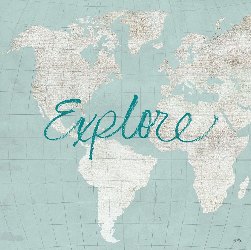 Explore The World art print by Elizabeth Medley for $57.95 CAD