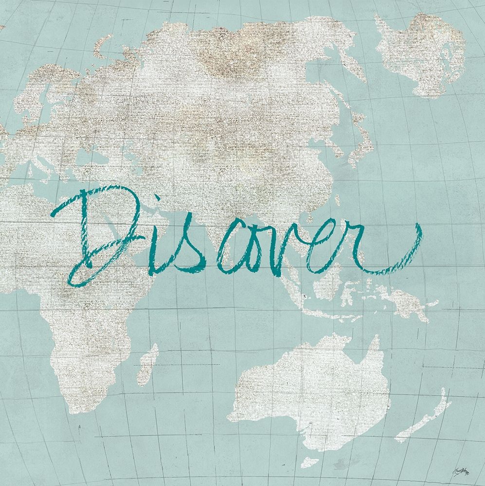 Discover The World art print by Elizabeth Medley for $57.95 CAD