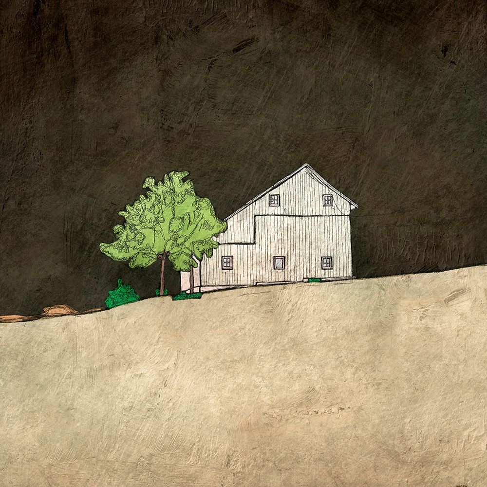 Barn in the Dark art print by Ynon Mabat for $57.95 CAD