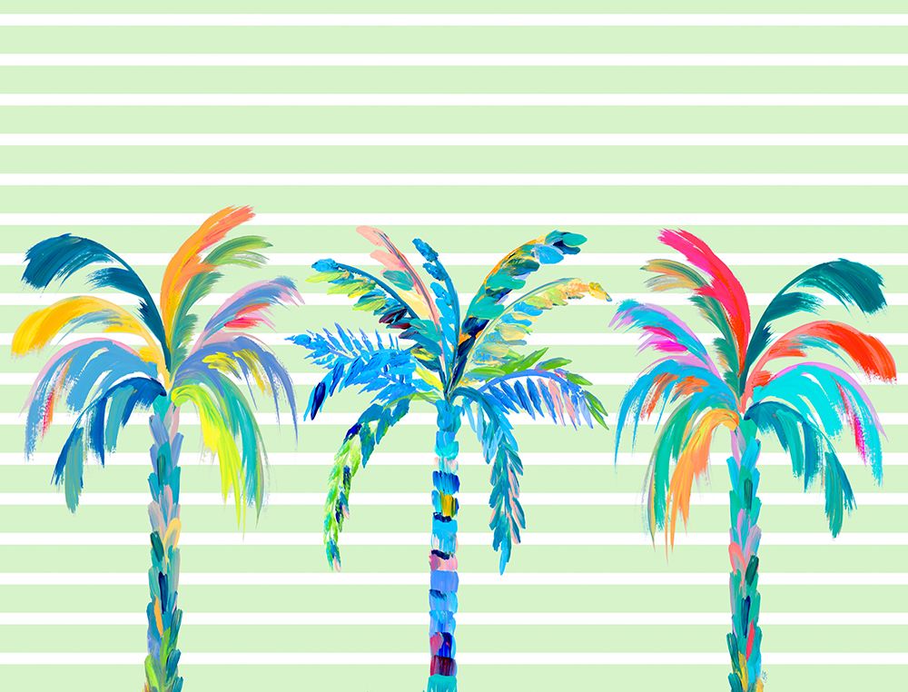 Funky Palm Trees art print by Julie DeRice for $57.95 CAD