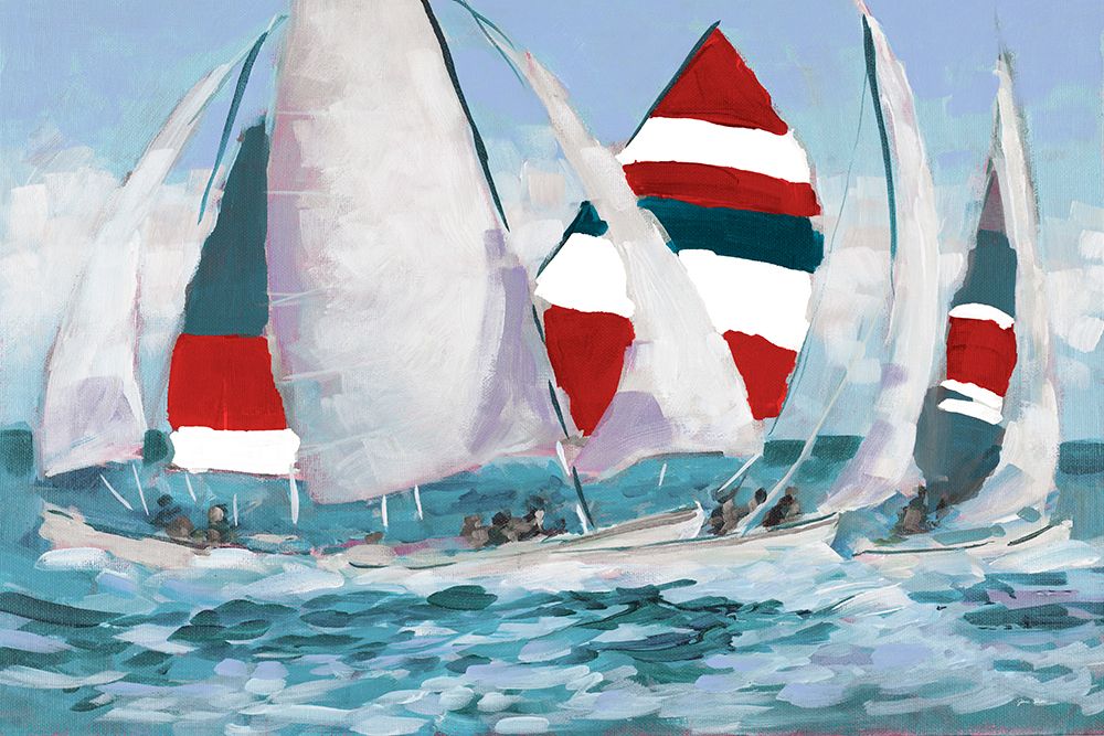 Wide Sails art print by Jane Slivka for $57.95 CAD