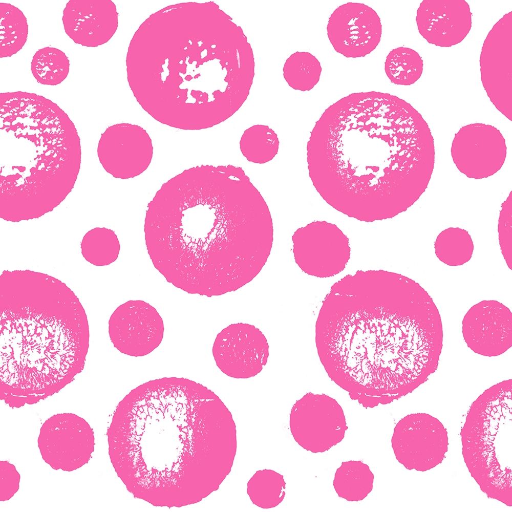 Fun Paint Bubbles Pink art print by Nola James for $57.95 CAD