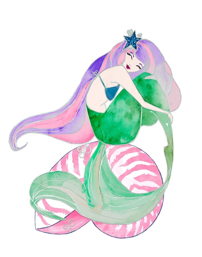 Loving My Shell art print by Nola James for $57.95 CAD