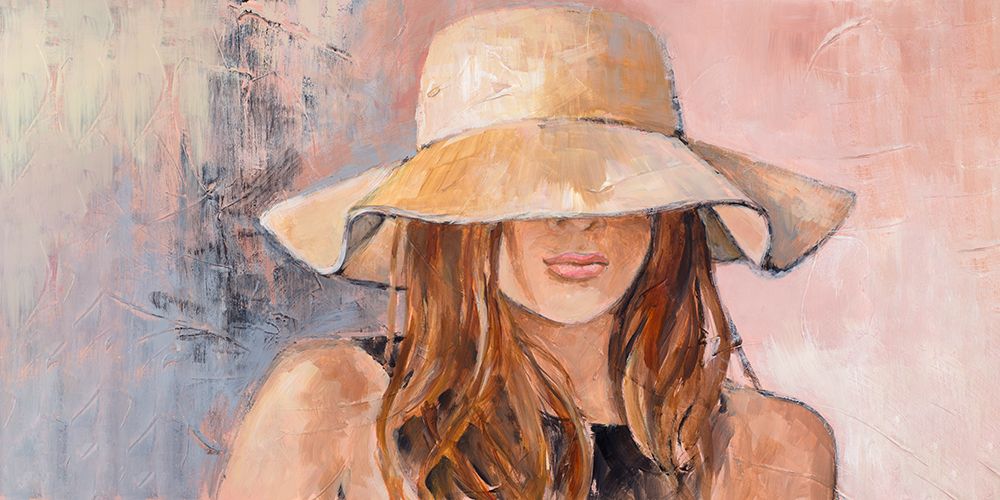 Woman In Hat art print by Lanie Loreth for $57.95 CAD
