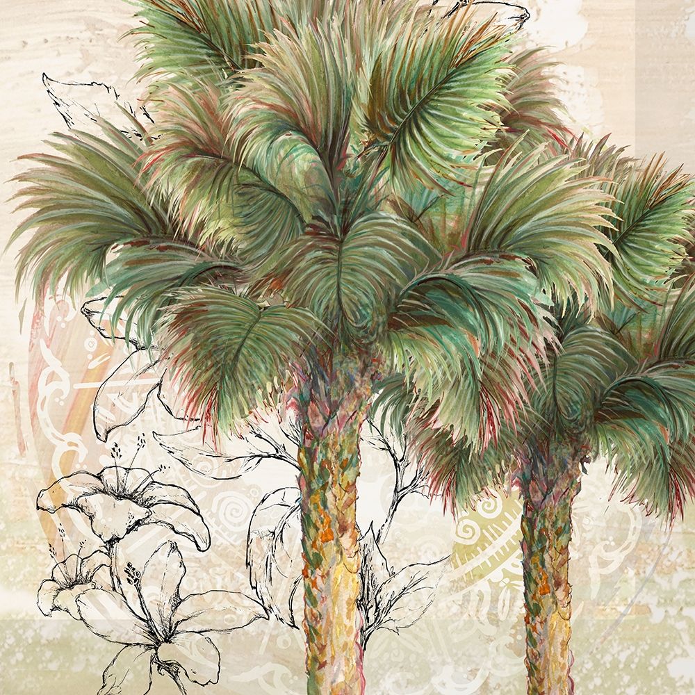 Palms Away I art print by Diannart for $57.95 CAD
