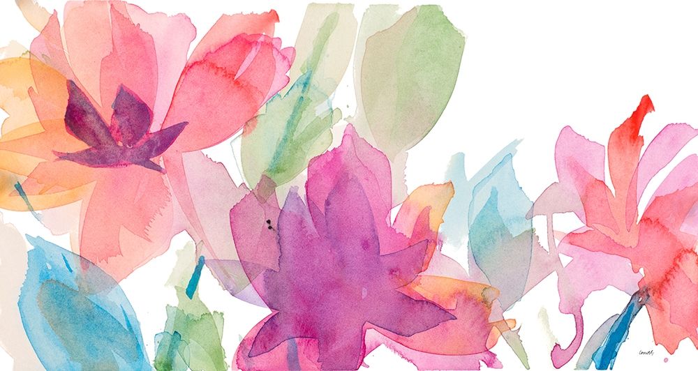 Pastel Delicate Floral art print by Lanie Loreth for $57.95 CAD
