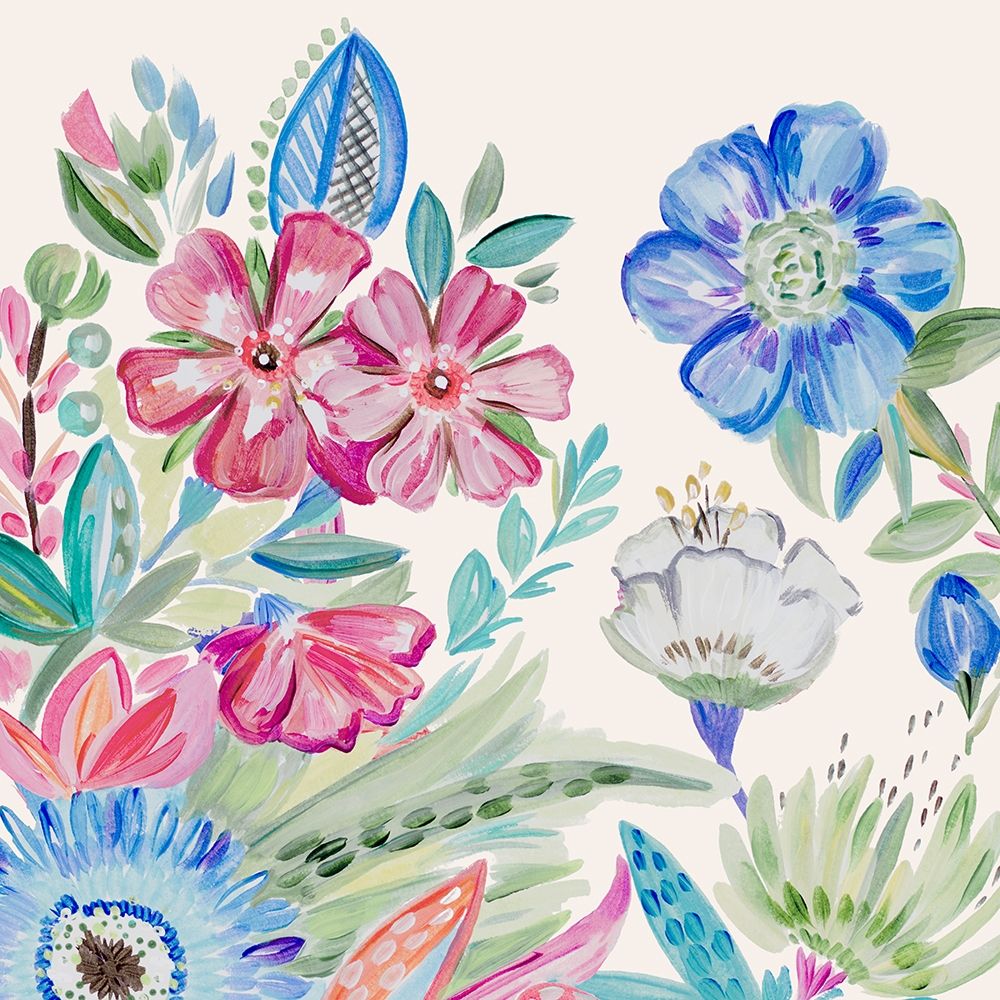 Spring Flower Garden III art print by Ani Del Sol for $57.95 CAD