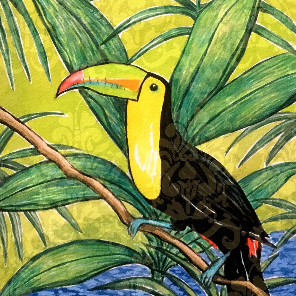 Tropical Bird II art print by Nicholas Biscardi for $57.95 CAD