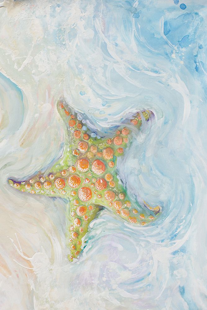 Watercolor Starfish I art print by Diannart for $57.95 CAD