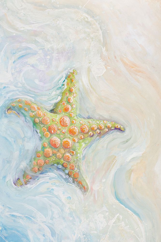 Watercolor Starfish II art print by Diannart for $57.95 CAD