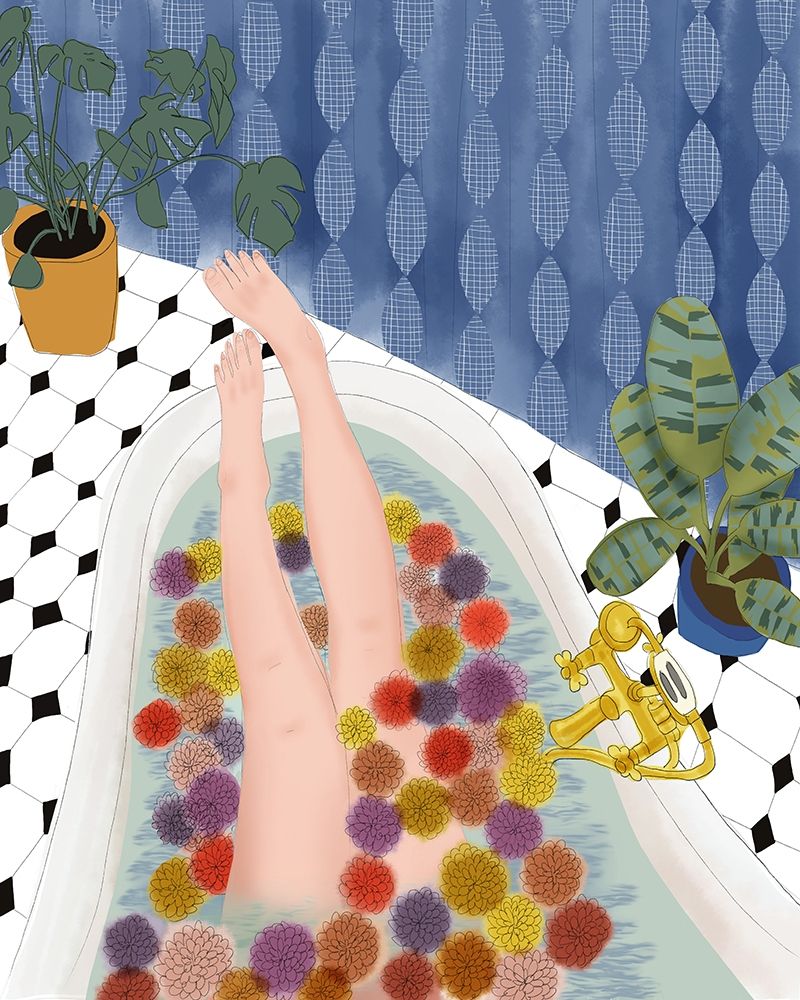 Bubble Bath Dream art print by Jen Bucheli for $57.95 CAD