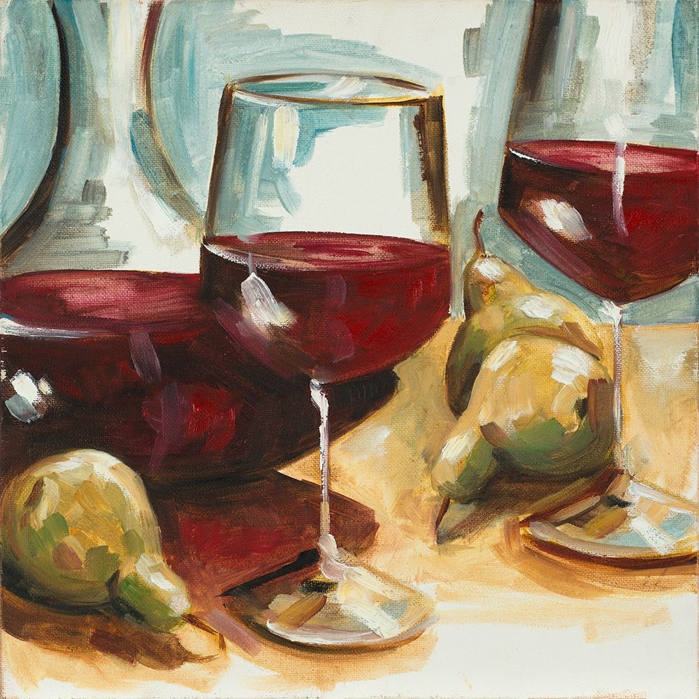 Red Wine and Pears art print by Heather A. French-Roussia for $57.95 CAD