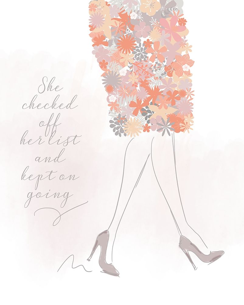 She Kept On Going art print by Anna Quach for $57.95 CAD