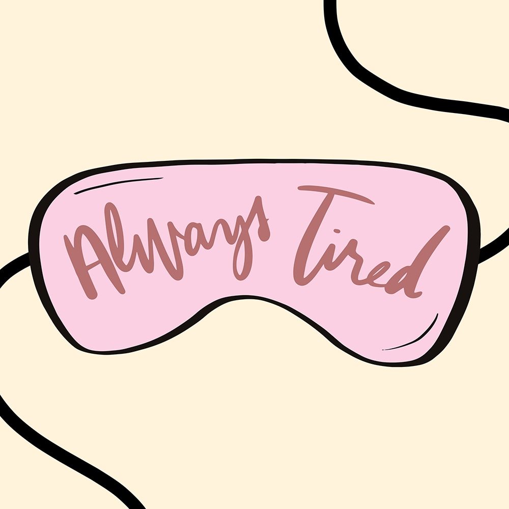 Always Tired Mask art print by Anna Quach for $57.95 CAD