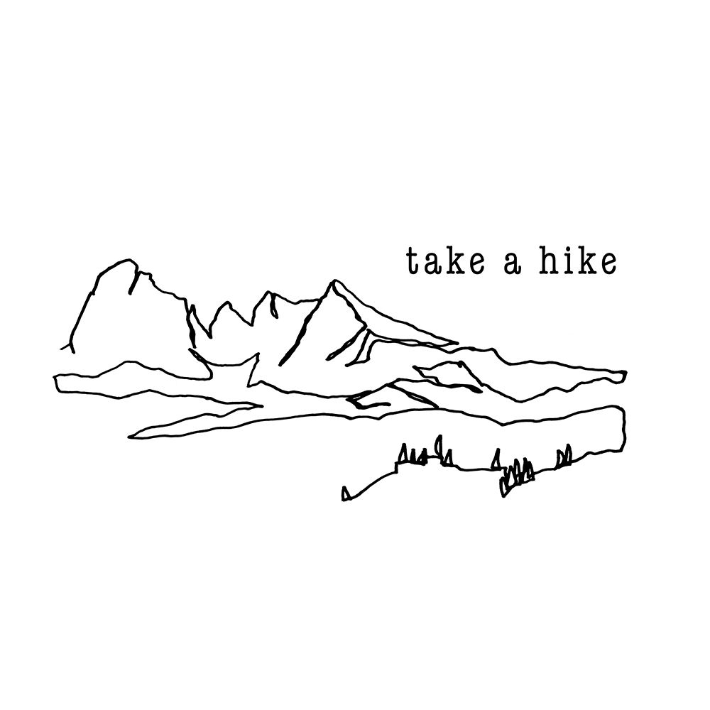 Take a Hike art print by Hugo Edwins for $57.95 CAD