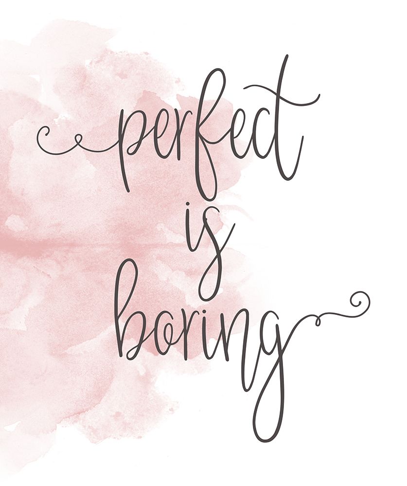 Perfect is Boring art print by Anna Quach for $57.95 CAD