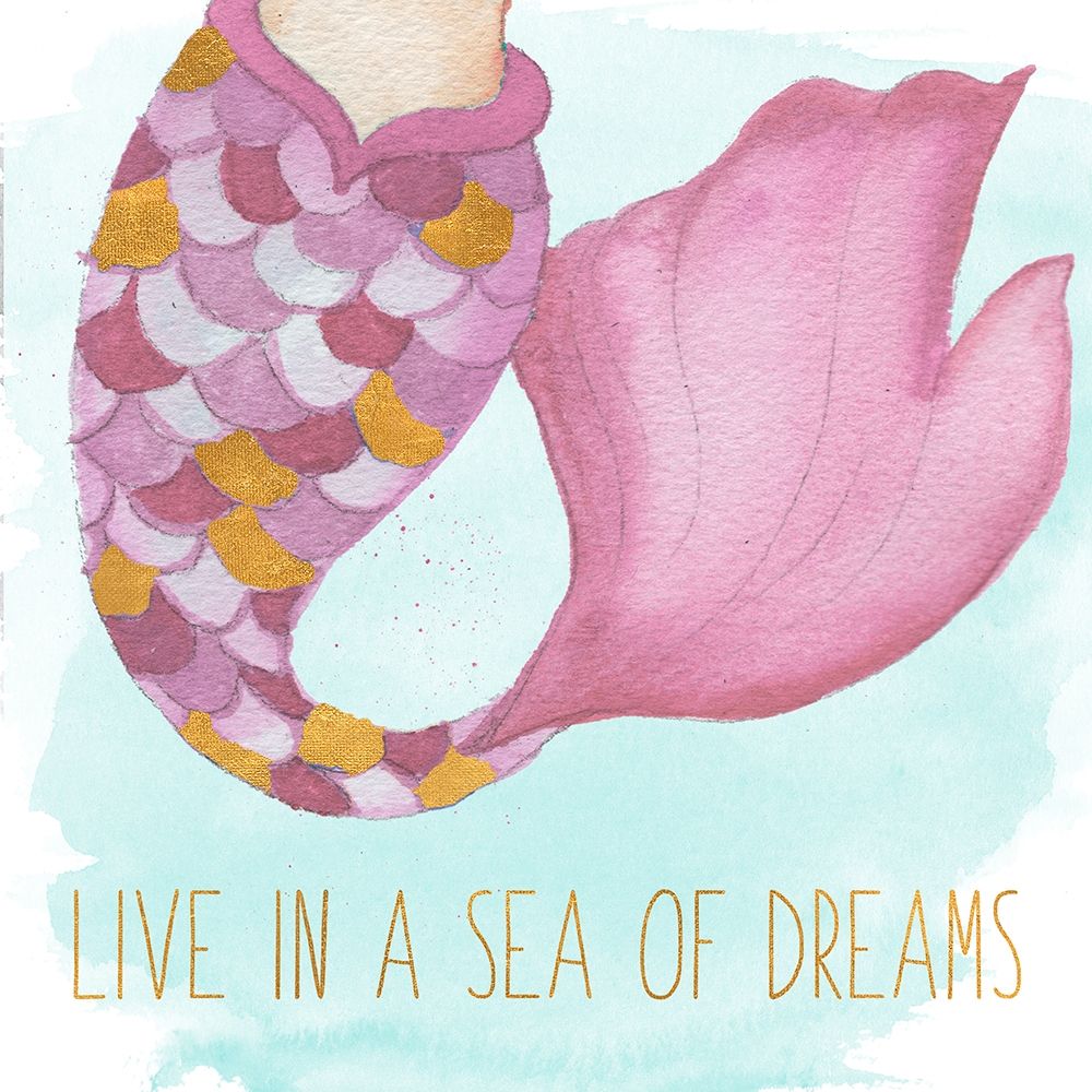 Live In A Sea Of Dreams art print by Elizabeth Medley for $57.95 CAD