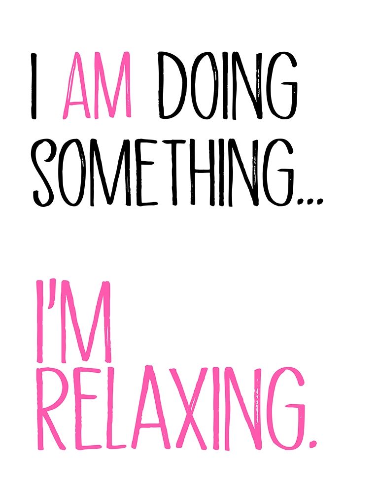 Im Relaxing art print by SD Graphics Studio for $57.95 CAD