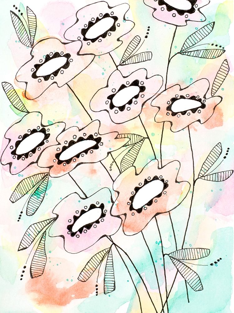 Spring Bouquet art print by Krinlox for $57.95 CAD
