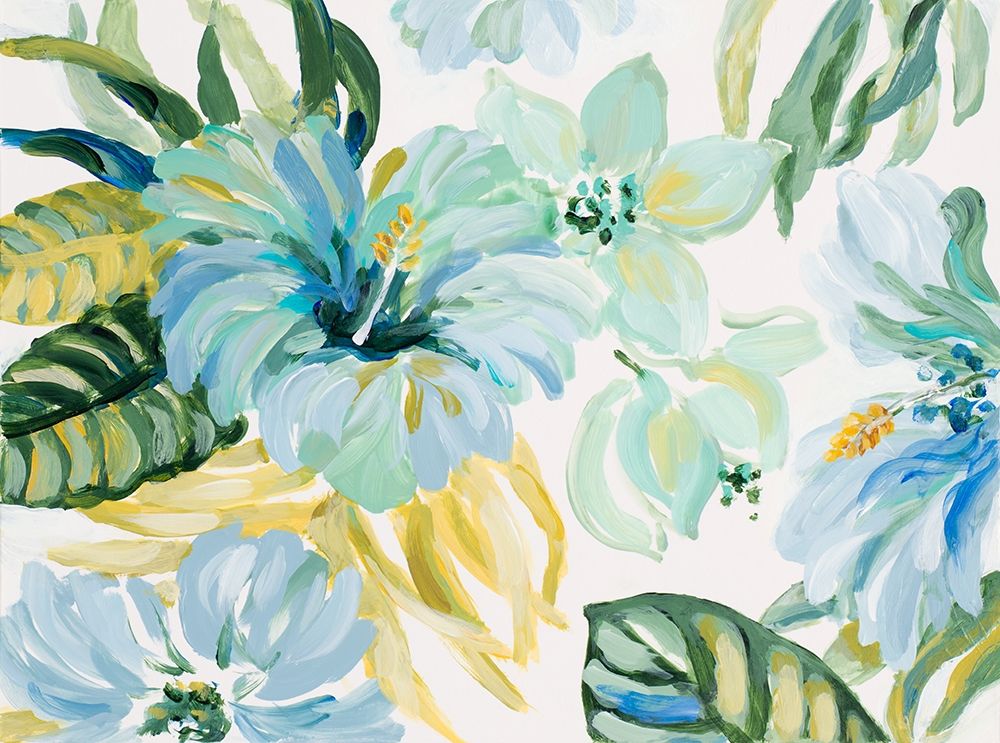 Captivating Tropical Blooms I art print by Lanie Loreth for $57.95 CAD