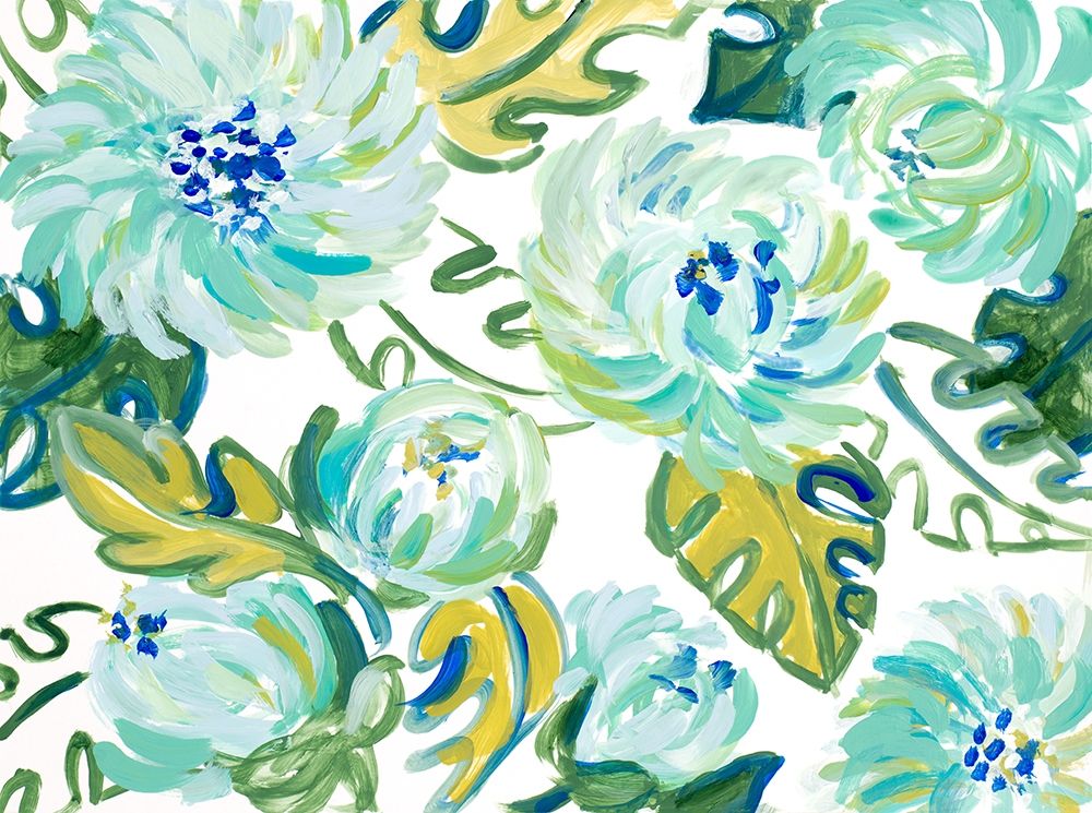 Captivating Tropical Blooms II art print by Lanie Loreth for $57.95 CAD