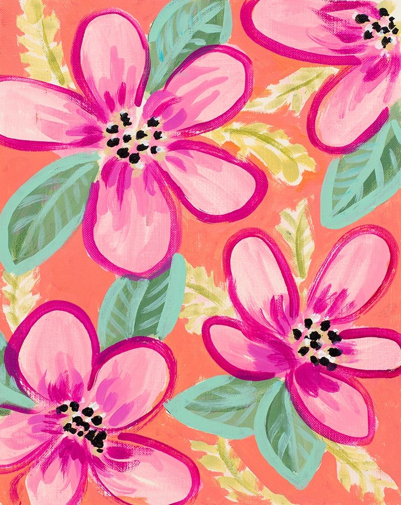 Tropical Flower Party art print by Lanie Loreth for $57.95 CAD