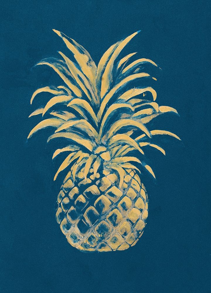 Golden Pineapple art print by Tiffany Hakimipour for $57.95 CAD